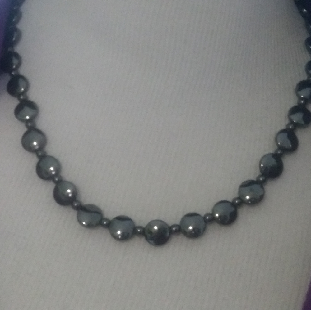 Hematite necklace